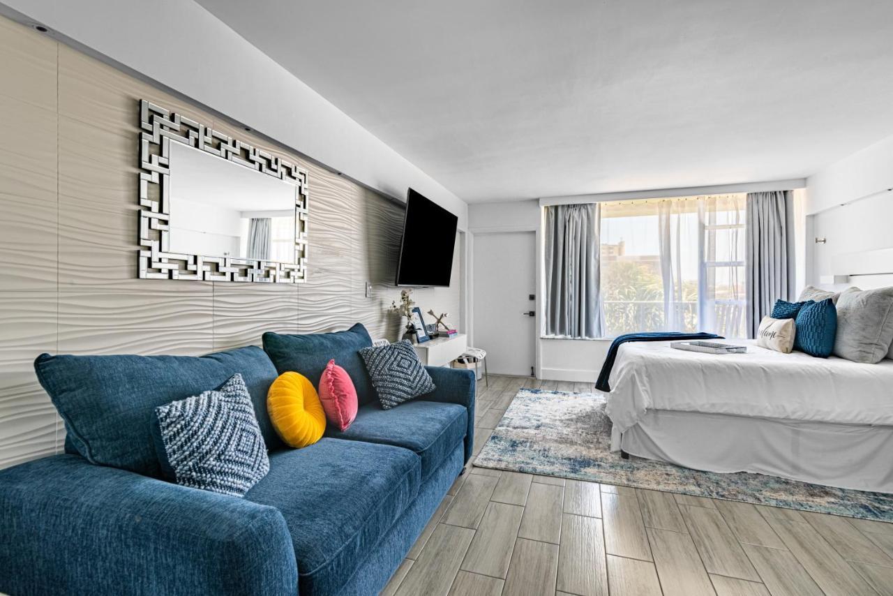 Newly Renovated Oceanfront Studio W/ Balcony - Daytona Beach Apartment Luaran gambar